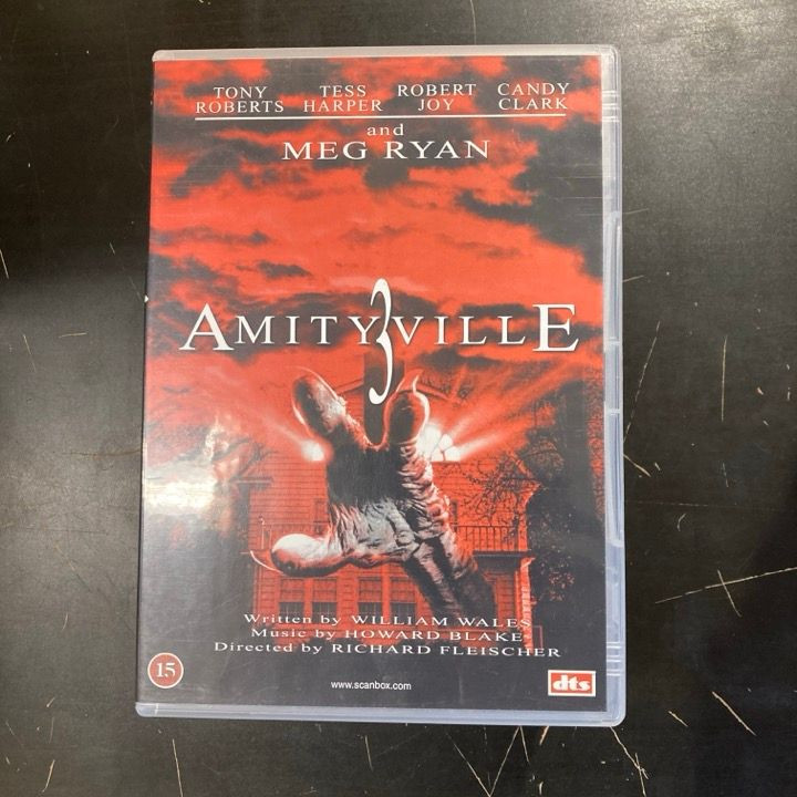 Amityville 3 - Saatanan riivaama DVD (M-/M-) -kauhu-